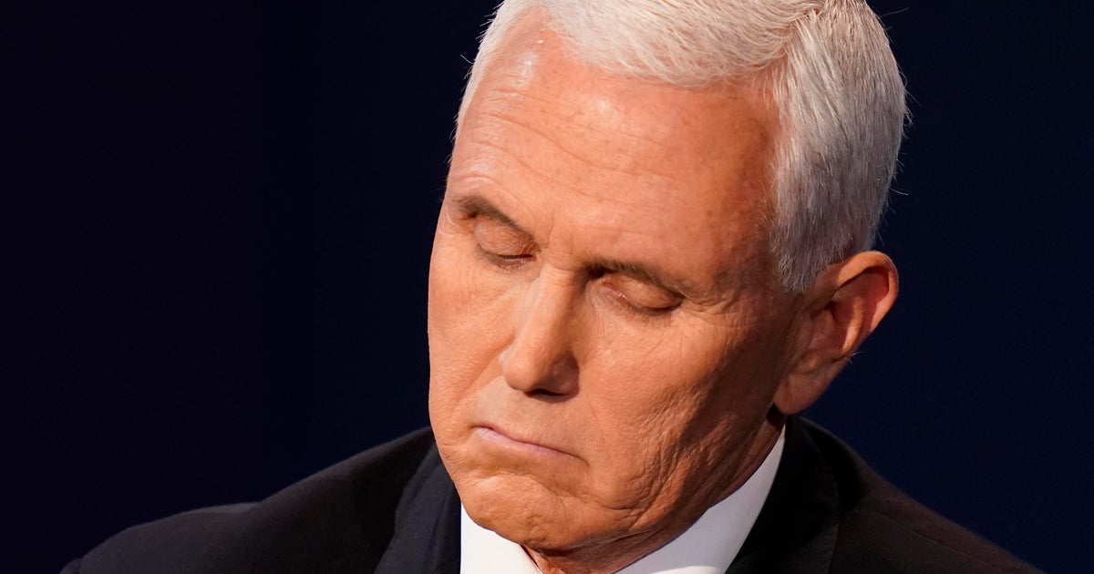 A fly landed on Mike Pence's head during the debate and rested there for nearly two minutes - NewsOpener