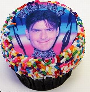 Charlie Sheen Cupcake From Sweet Ave Bake Shop 