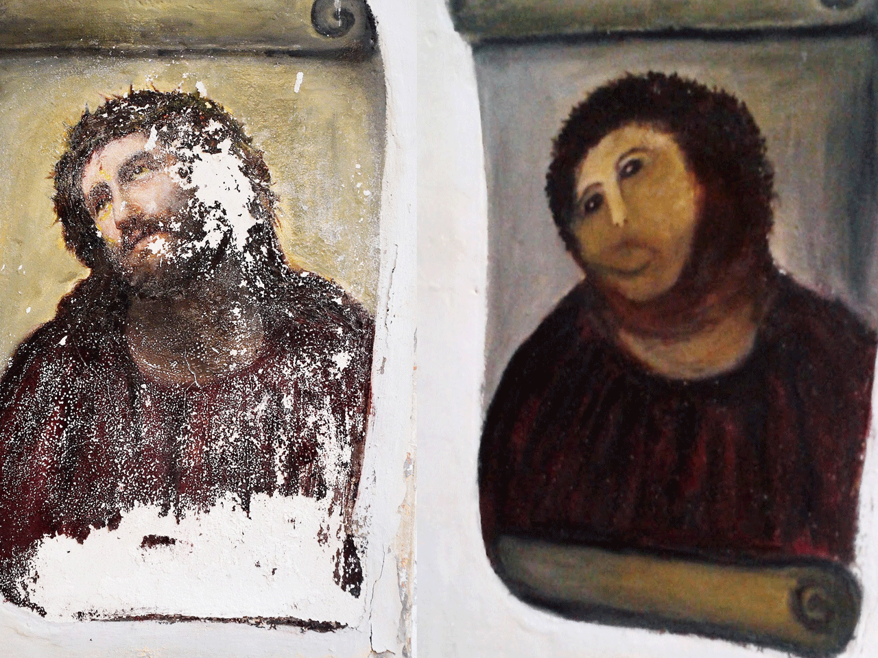 Spanish fresco ruined by good intentions CBS News