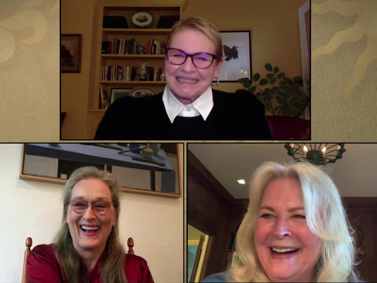 Meryl Streep, Dianne Wiest and Candice Bergen on "Let Them All Talk" 