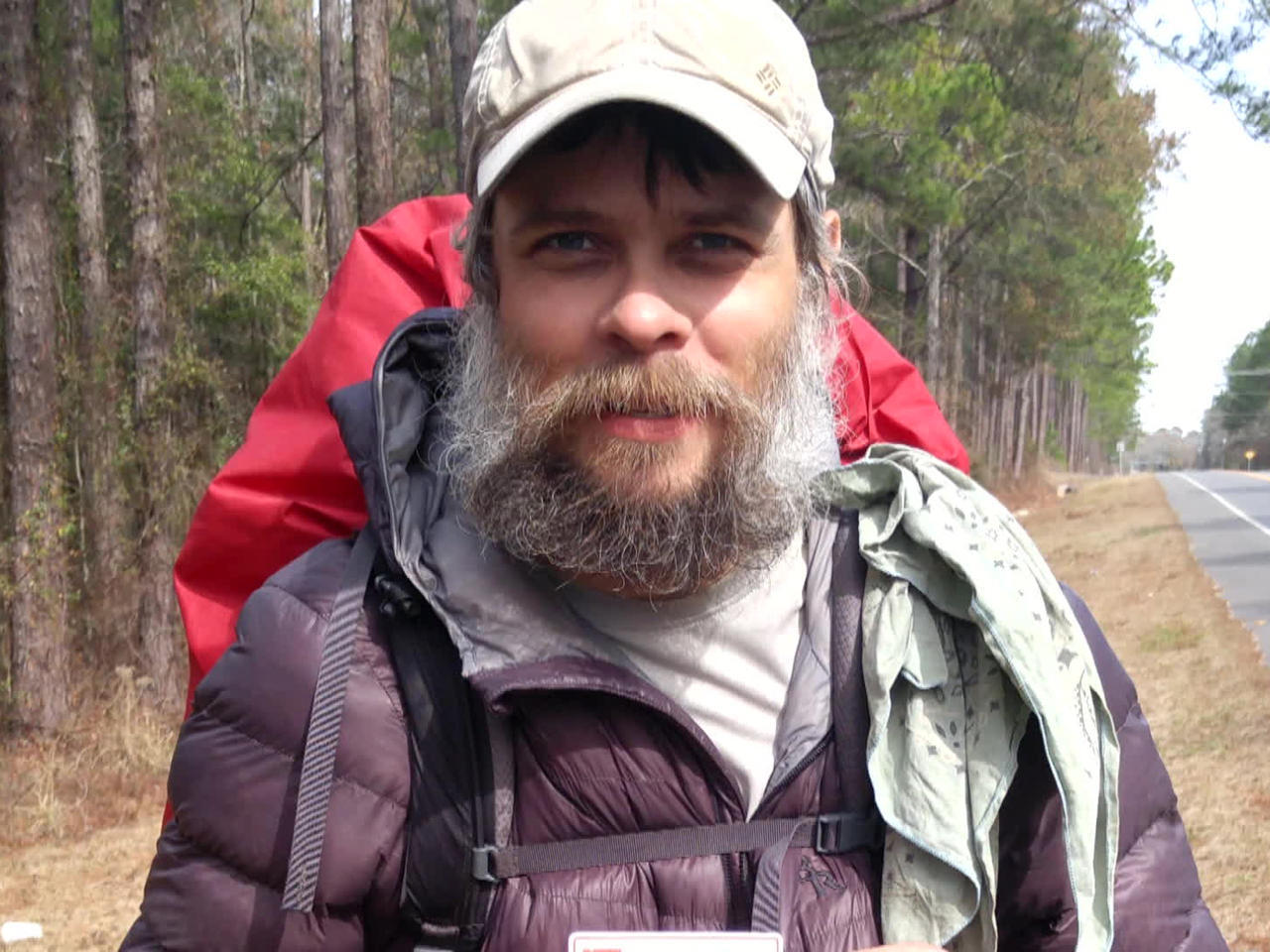 Solving the mystery of the Appalachian hiker "Mostly Harmless" 
