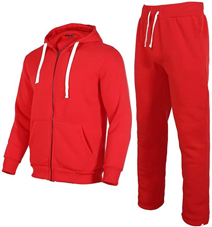 Men's red tracksuit 