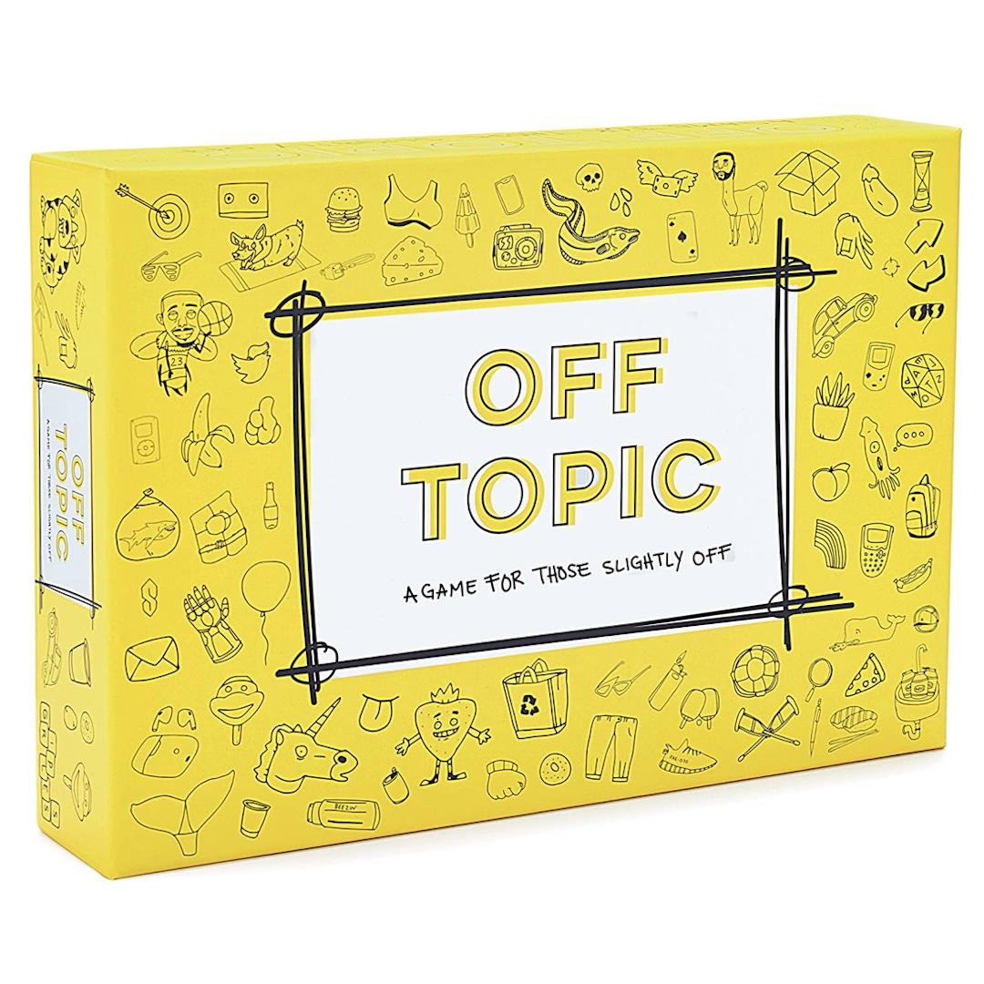 Off topic board game for adults 