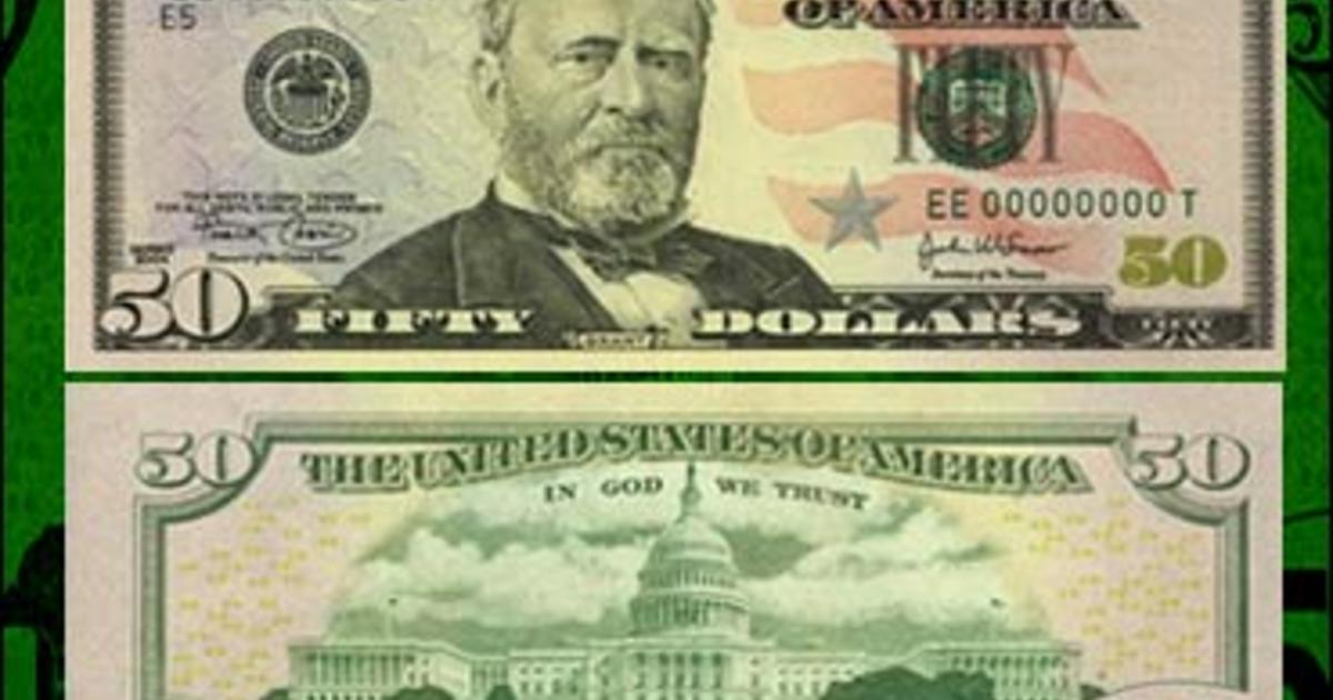 New 50 Dollar Bills Cbs News