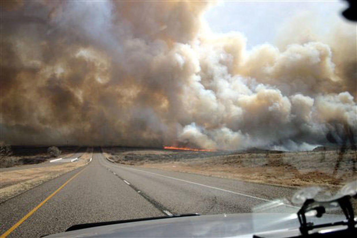 Texas Wildfires Photo 7 CBS News