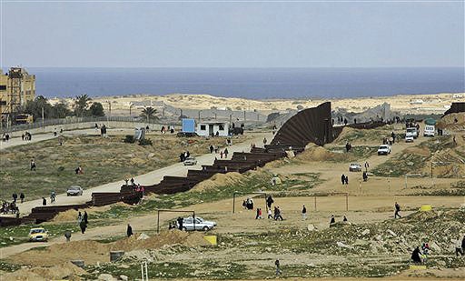 Gaza Wall Tumbles CBS News