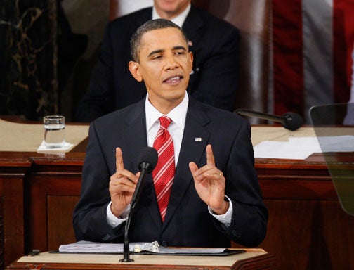 Biden and Pelosi at State of the Union Address 2010 8x10 Photo L-115 Obama