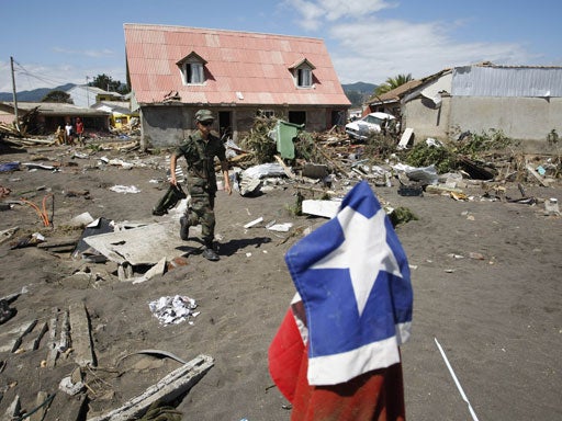 Chile Earthquake Aftermath CBS News