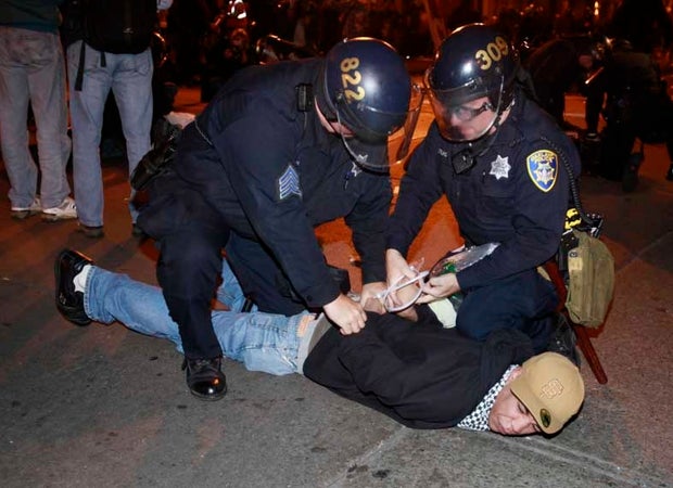 BART Shooting Verdict Unrest CBS News