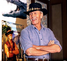 Paul Hogan, Star of "Crocodile Dundee," Kept in Australia for Unpaid Taxes