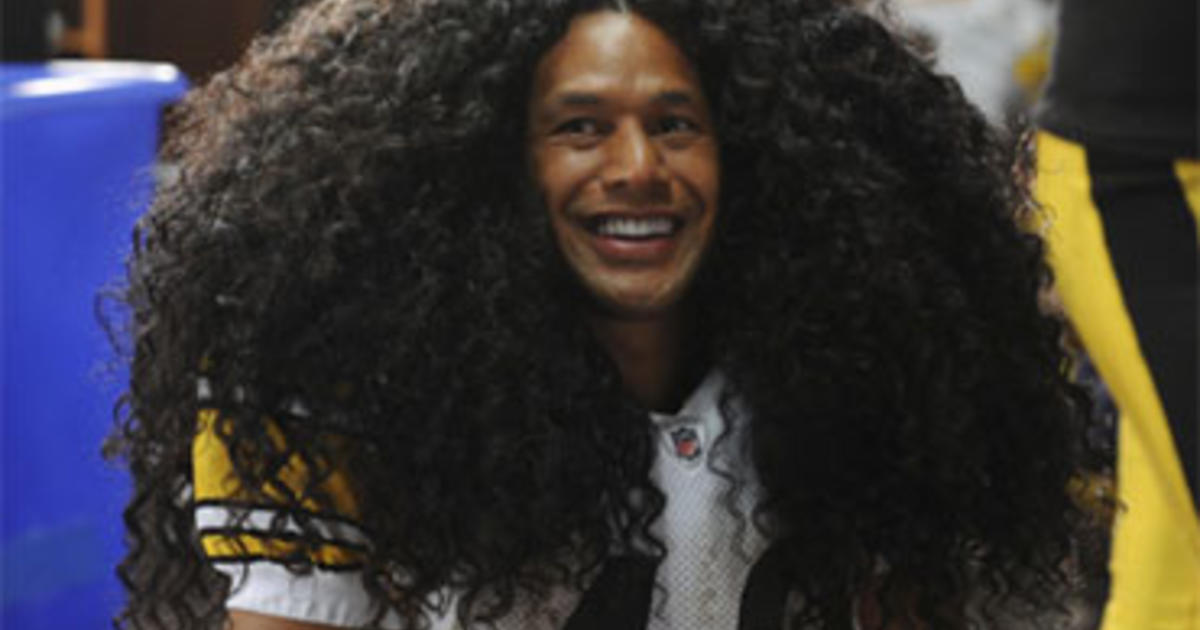Troy Polamalu's Hair Insured for 1 Million CBS News