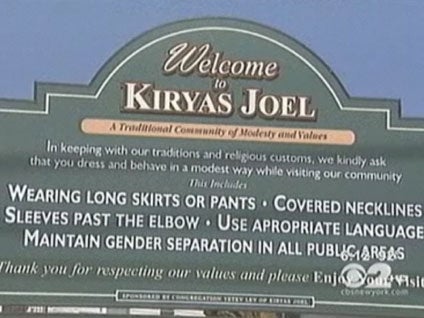 to Kiryas Joel Don't to Cover Up CBS News