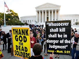 Westboro Baptist Church: Supreme Court to Decide Suit Filed by Father of Fallen Soldier