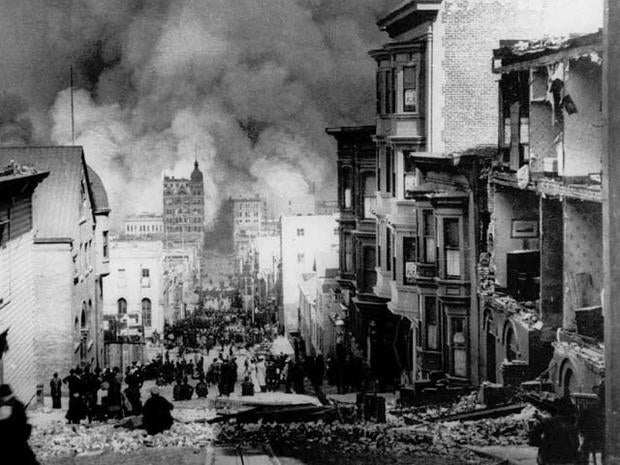 Sacramento Street, April 1906.