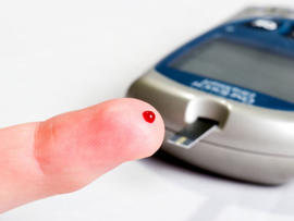 finger, blood, diabetes, blood test, istockphoto, 4x3
