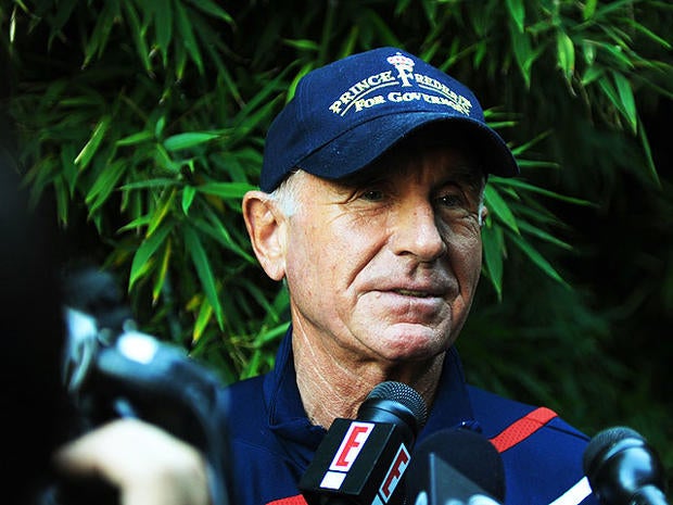 Prince Frederic, husband of actress Zsa Zsa Gabor in Bel Air, LA August 11, 2010.