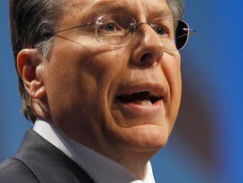 National Rifle Association Executive Vice President and CEO Wayne LaPierre addresses the Conservative Political Action Conference