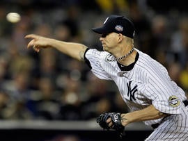 A.J. Burnett pitches