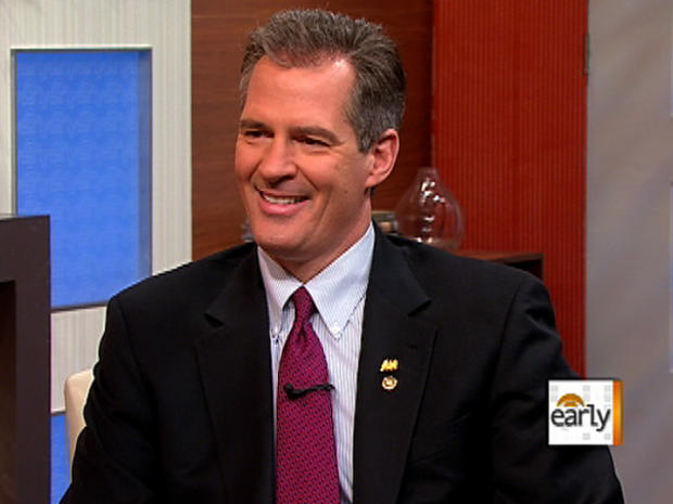 Mass. Sen. Scott Brown on The Early Show on Feb. 21, 2011 