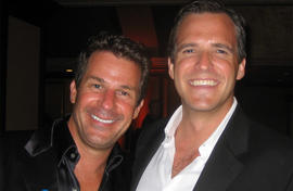 Newly-named WH social secretary Jeremy Bernard, left, and his partner Rufus Gifford