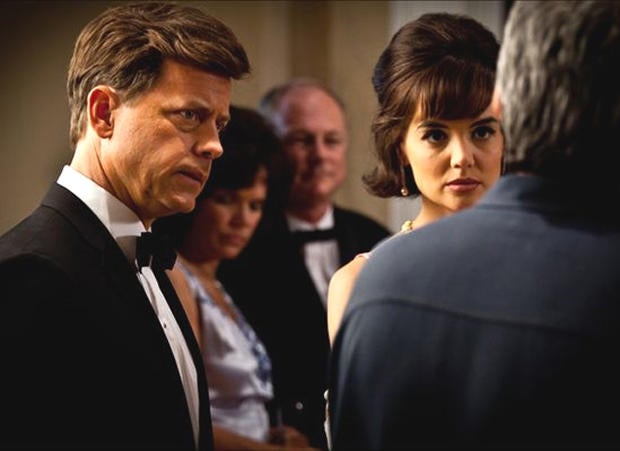 Greg Kinnear and Katie Holmes in The Kennedys
