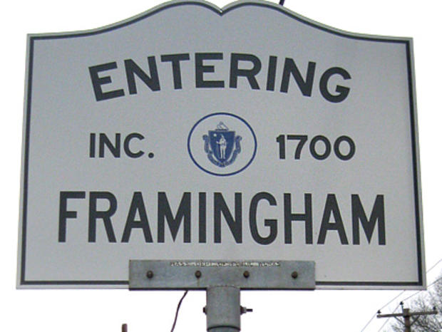 Entering Framingham 