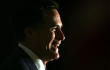 Mitt Romney on the trail 