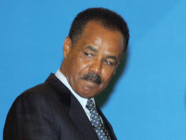 Isaias Afewerki, president of Eritrea,