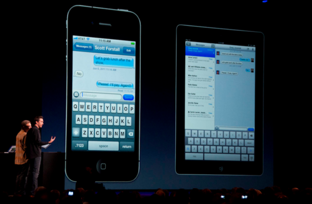 imessage on the iPhone and iPad 