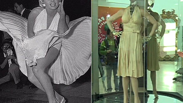 Famed Marilyn Monroe dress, other items on sale - CBS News