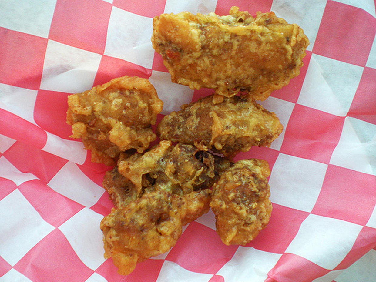 Fried butter stick Yum or yuck? 21 freakish foods Pictures CBS News