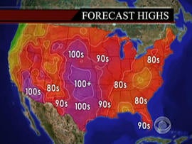 June 17 weather map