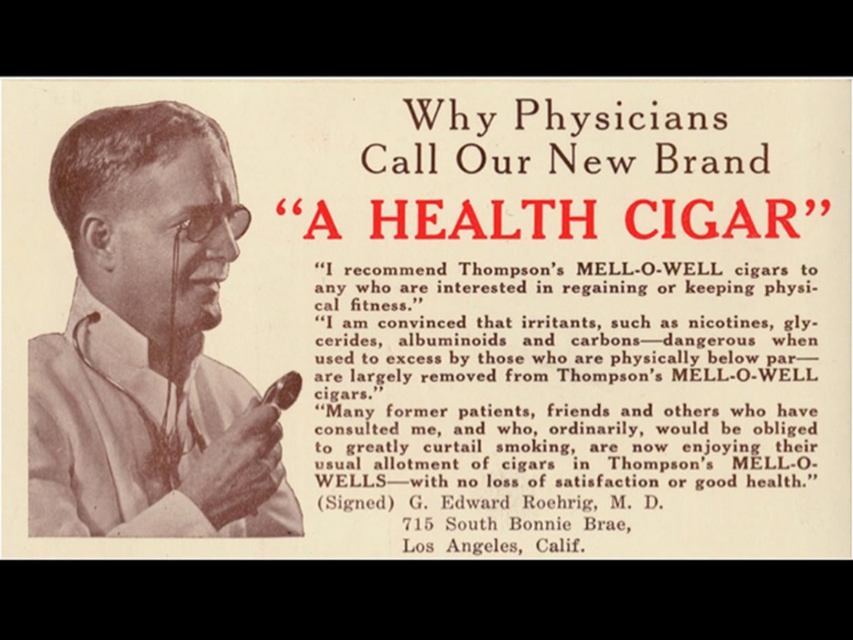 Blowing smoke Vintage ads of doctors endorsing tobacco Photo 5