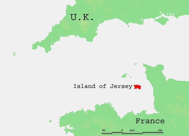 Channel Island map