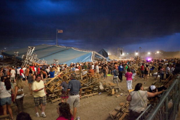 Sugarland's Stage Collapses At The Indiana State Fair 