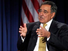 Defense Secretary Leon Panetta speaks during an event at the National Defense University in Washington Aug. 16, 2011.