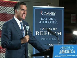 Romney unveils plan for economy