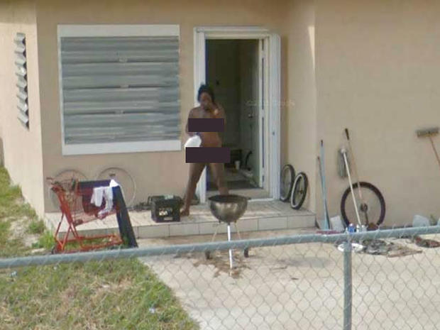 Google Street View catches naked Florida woman. facebook. 