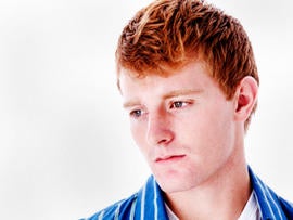 sad, man, red hair, redhead, stock, 4x3