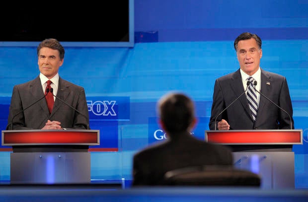 Mitt Romney and Rick Perry