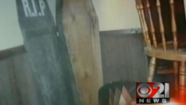 Boy, 7, says parents made him sleep in coffin, Pa. couple arrested ...