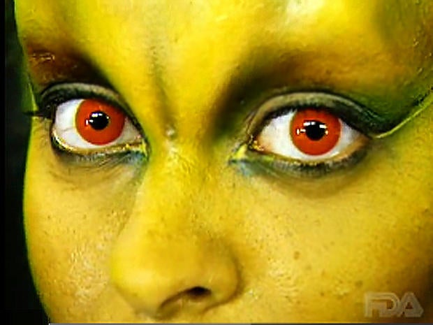 designer contact lenses, FDA
