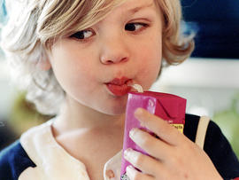 drinking juice, kid, child, drinking,