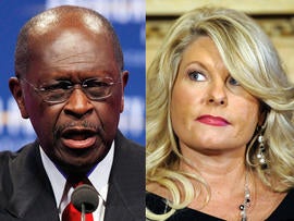 Herman Cain and Sharon Bialek