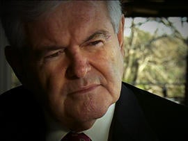 Gingrich talks about lead in key primary state