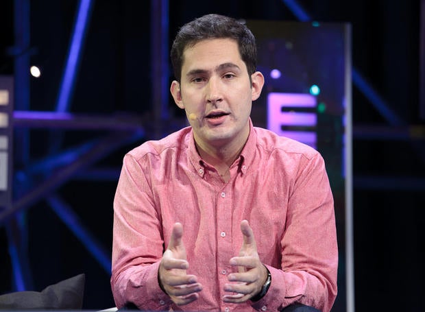 Instagram CEO Kevin Systrom speaking at LeWeb.