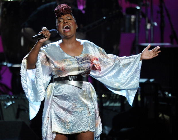 Ledisi performs on the BET Awards in 2011. 