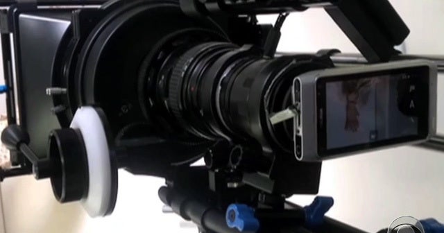 Making a movie using a smartphone CBS News