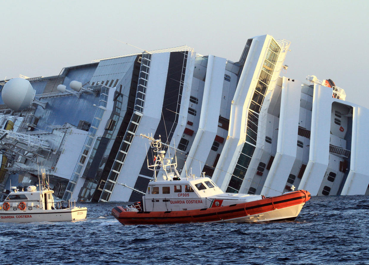 luxury cruise ship aground