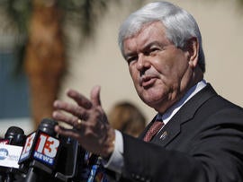Gingrich: On big issues, Romney is a liberal